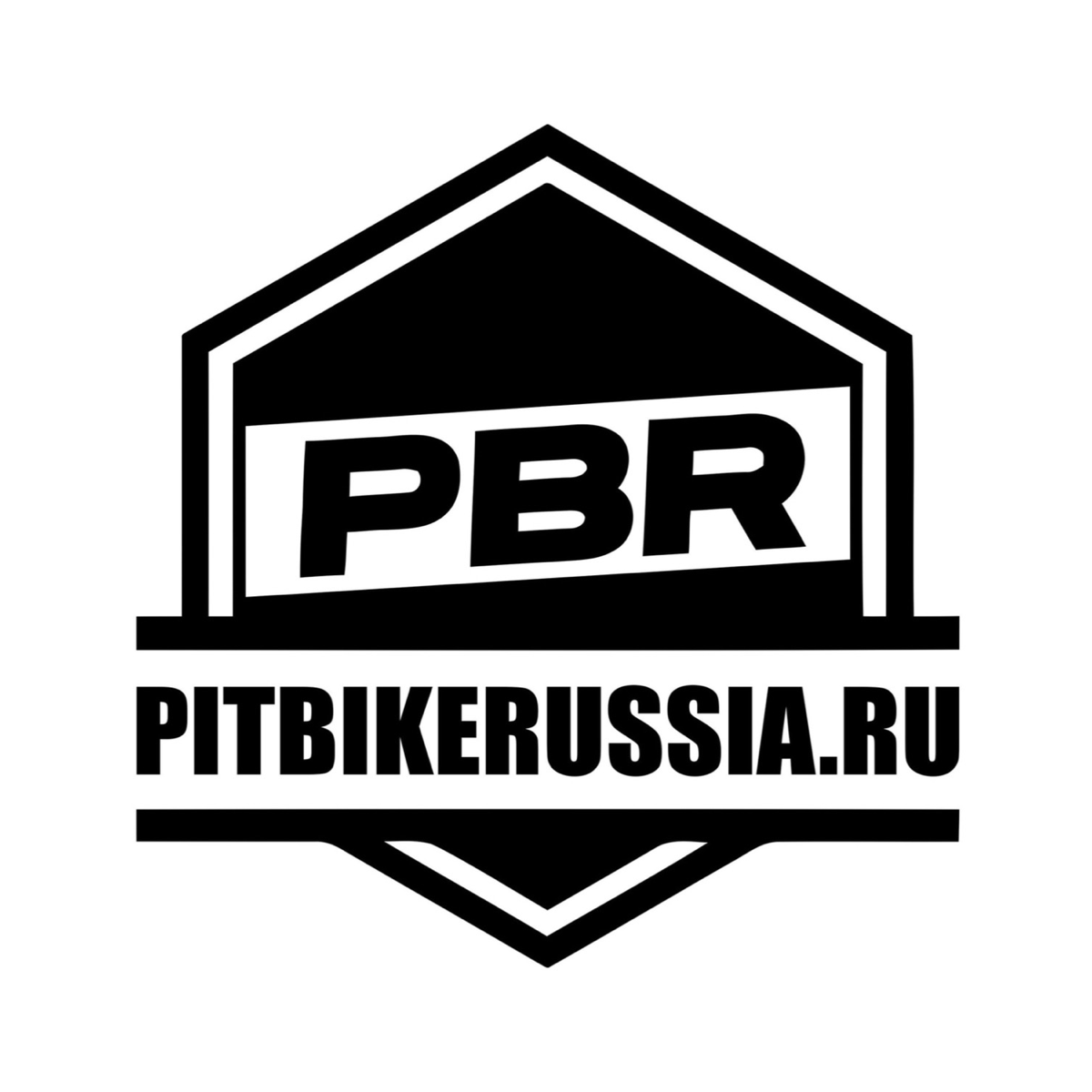 Логотип PitbikeRussia и PBR